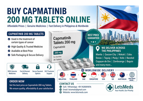 Purchase Capmatinib Tablets Philippines From Trusted Online Pharmacy