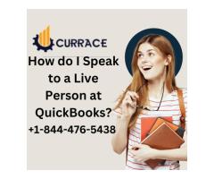 How do I Speak to a Live Person at QuickBooks  8444765438?