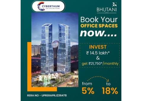 Sector 140A, Noida for Office Spaces in Bhutani  cyberthum