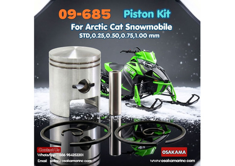 09-685 Piston Kit OEM For Arctic Cat and John Deere Snowmobile