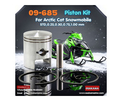 09-685 Piston Kit OEM For Arctic Cat and John Deere Snowmobile