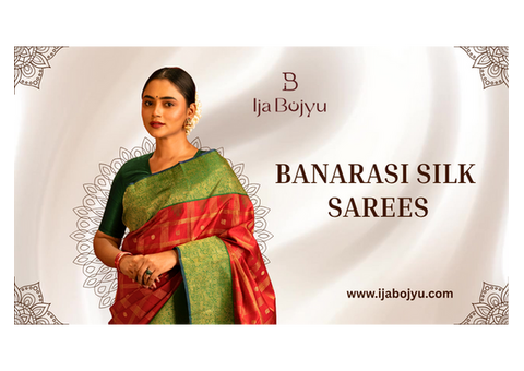 Premium Banarasi Silk Saree Traditional Elegance Collection