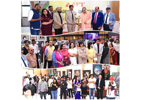Exhibition of Paintings Connecting to Cinema Inaugurated at 127th AAFT