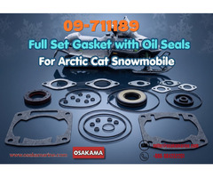 09-711189 Full Gasket Kit w/ Oil Seals For Arctic Cat Snowmobile