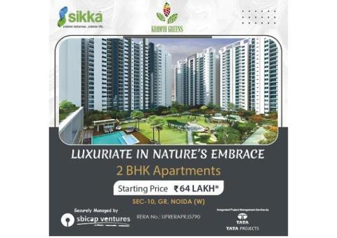 2bhk dream home at Sikka Kaamya Greens in  Sector 10 Noida West