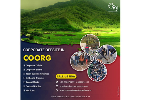Corporate Offsite In Coorg for Work-Life Balance