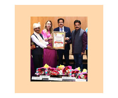 Sandeep Marwah Honoured with Tilak Raj Sharma Memorial World Peace