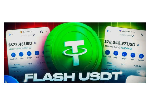 USDT Flasher Software Solutions — TRC20, ERC20 & BEP20.