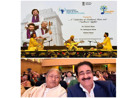 Sandeep Marwah Inaugurates Grand Indian Classical Music Evening