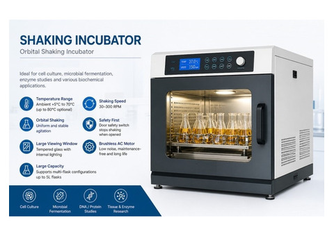 Top Quality Shaking Incubator for Scientific Laboratories