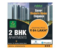 2bhk Apartment in sikka kaamya greens  greater noida west