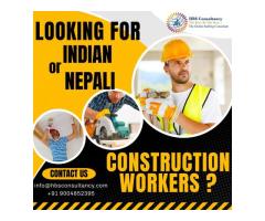 Contact Us for Skilled Construction Workers from India