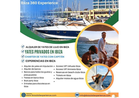 Charter de yates con capitán: La Mejor Forma de Explorar Ibiza