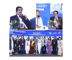 Dr. Sandeep Marwah Addresses World Public Summit on Global Unity