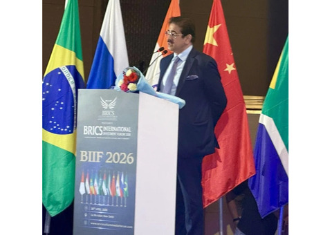 Sandeep Marwah Addresses BRICS International Investment Forum