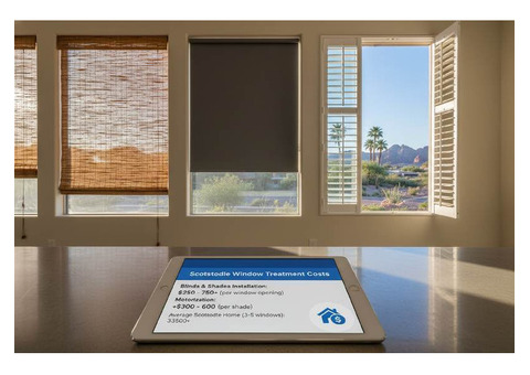 How Much Does It Cost to Install Blinds and Shades in Scottsdale