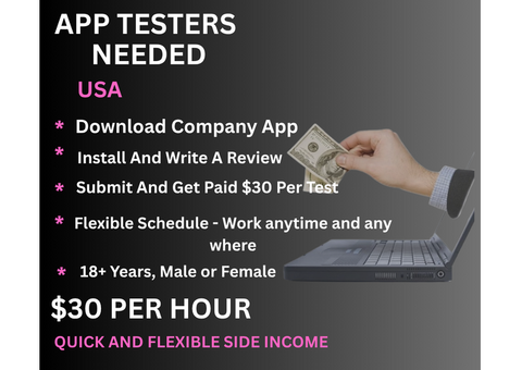 Earn $20–$30 Per Hour Testing Apps From Your Phone