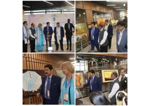 Vibrant Painting Exhibition Captivates Audience at the 16th GFFN 2023