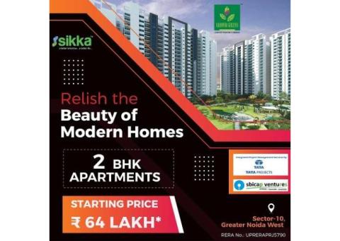 Dream Home 2Bhk Apartments in Sikka Kaamya  Green  At Sector 10 Noida