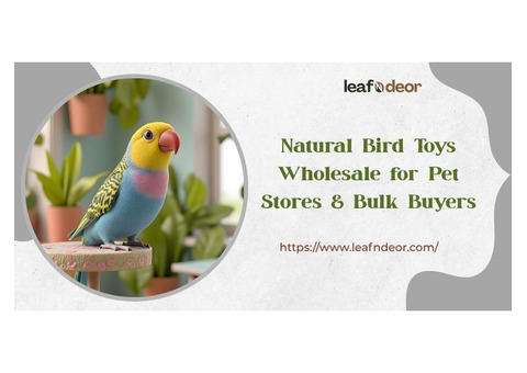 Natural Bird Toys Wholesale for Pet Stores & Bulk Buyers