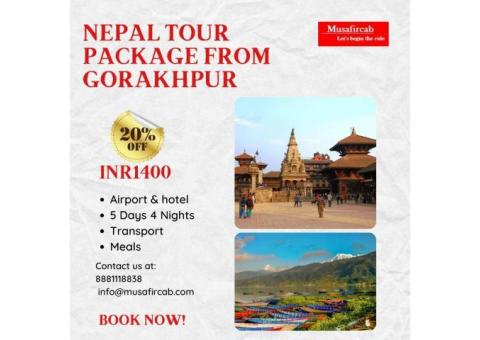 Nepal Tour Package Cost from Gorakhpur