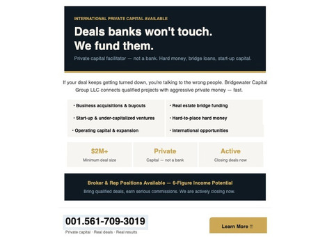 International Private Capital For Deals