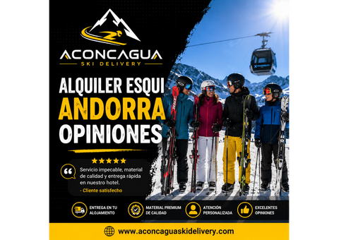 Alquiler esqui Andorra opiniones de clientes satisfechos