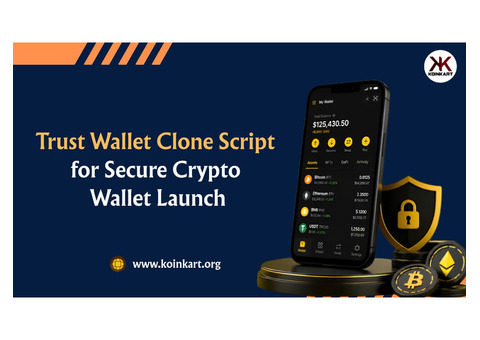 Trust Wallet Clone Script for Secure Crypto Wallet Launch