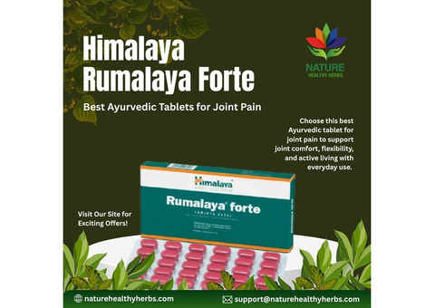Himalaya Rumalaya Forte - Best Ayurvedic Tablets for Joint Pain