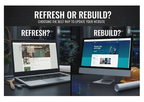 Refresh or Rebuild? Choosing The Best Way to Update Your Website