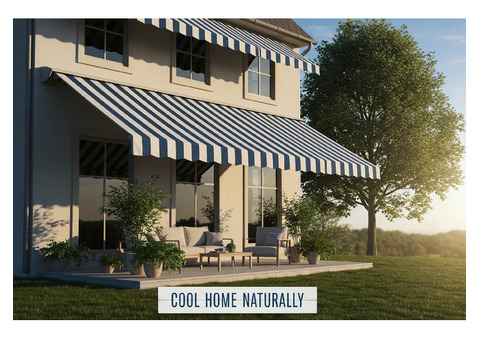 How an Awning Can Help Cool Your Home Naturally
