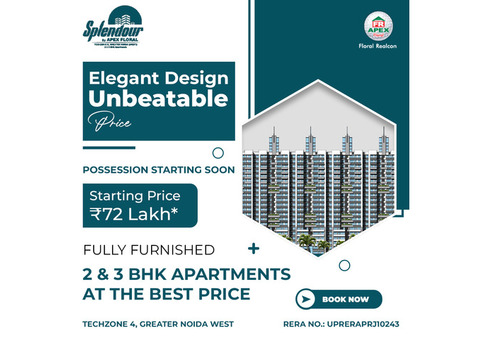 Apex  Splendour, 2  Bhk  Apartments  in  Noida Extenstion