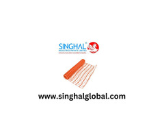 Strong Orange Safety Fence for Efficient Area Demarcation
