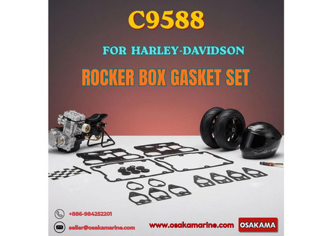 C9588 Rocker Box Gasket Set for Harley-Davidson Twin Cam