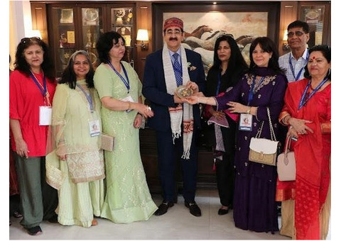 Sandeep Marwah Honoured by Women’s Association Kala Bharti Foundation