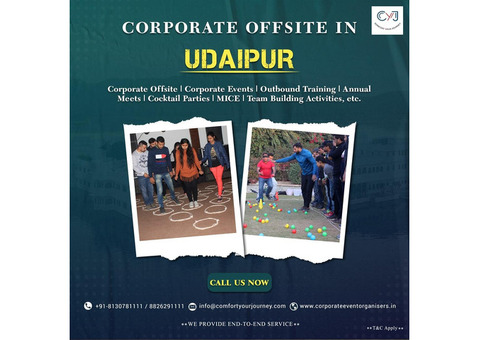 Corporate Team Outing In Udaipur for Team Bonding