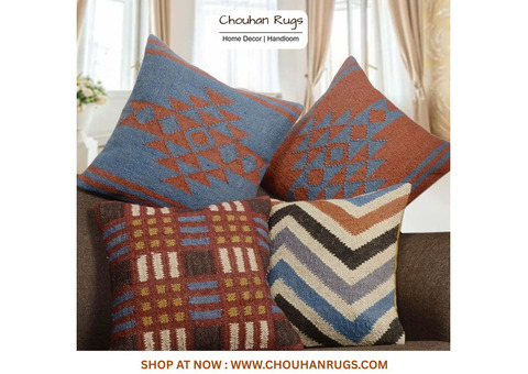 Stylish jute pillow cover in new york for cozy homes daily