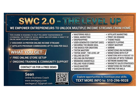 SWC 2.0 Online Business & Income Growth Program