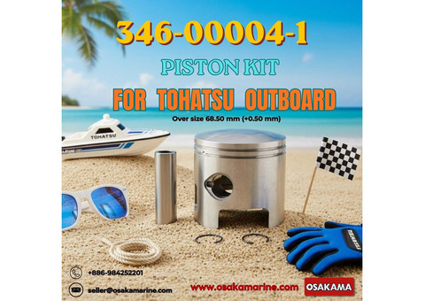 Tohatsu Nissan 25HP 30HP Piston Kit 346-00004-0 | Osaka Marine