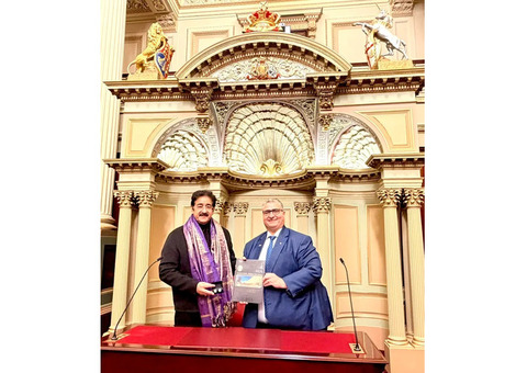 Sandeep Marwah Was Honoured at Parliament of Victoria for Four Decades