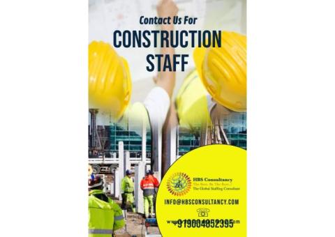 Contact Us for Construction Staff from Nepal, India