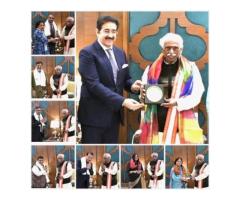 Sandeep Marwah Honoured by Governor of Haryana at Chandigarh