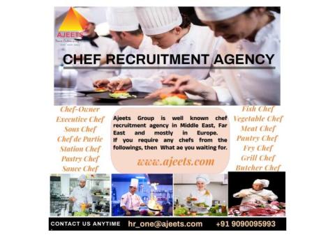 International Chef Recruitment Agency in India, Nepal