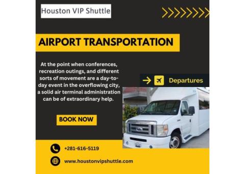 Bus shuttle service to Galveston