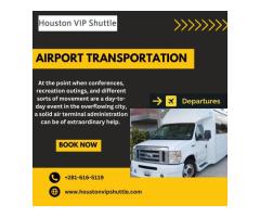 Bus shuttle service to Galveston