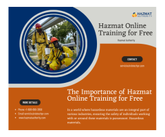 Obtain Your Hazmat Training Certificate - Ensure Safety Compliance!