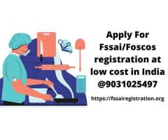 Apply For Fssai/Foscos registration at low cost in India @9031025497