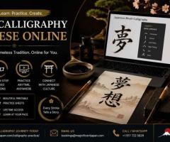brush calligraphy Japanese online