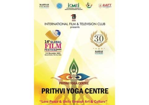 Prithvi Yoga Centre Join Hands with 14th Global Film Festival
