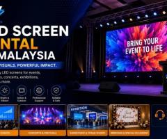 Premium LED Screen Rental in Malaysia for Events